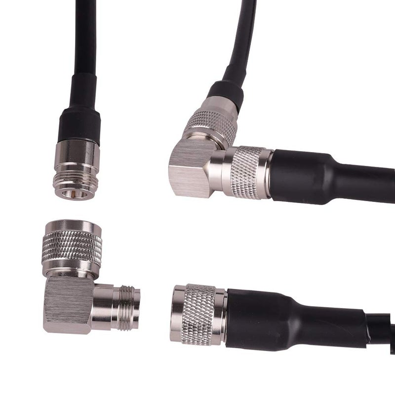 XRDS -RF 10PACK N Connector Adapter Right Angle Coax Connectors 90 Degree N Male to N Female RF Coaxial Cable Connector (NOT for TV) - Image 3